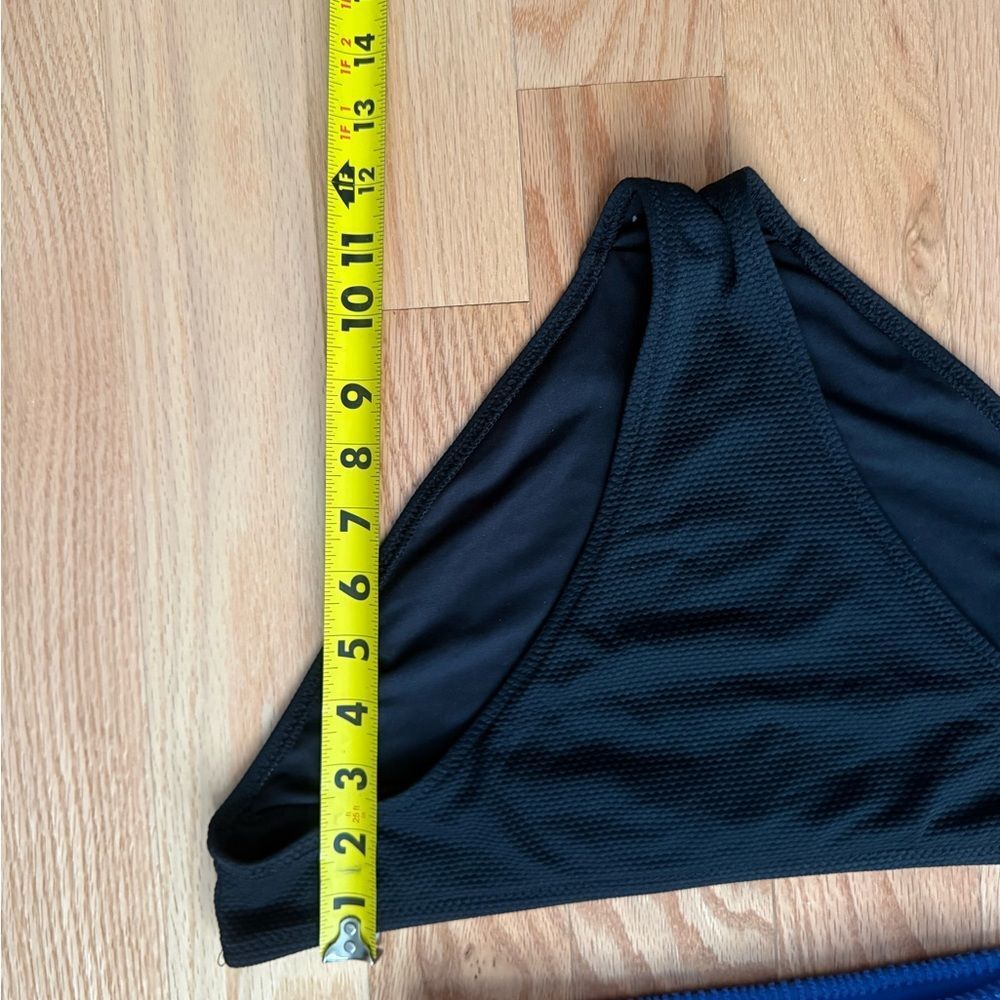 Old Navy Vibrant Blue and black swimsuit - Picture 10 of 12